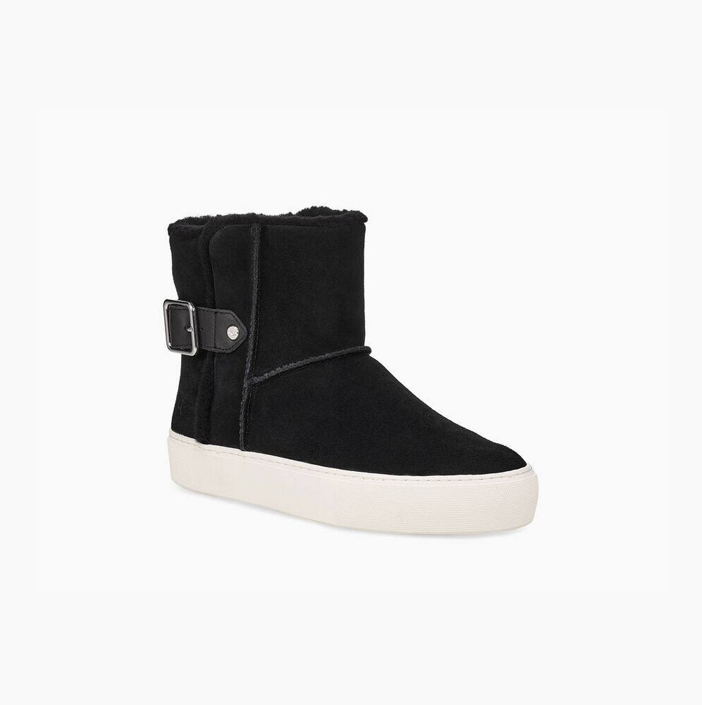 UGG Aika Platåstövlar Dam Svarta | XGBGBCUL