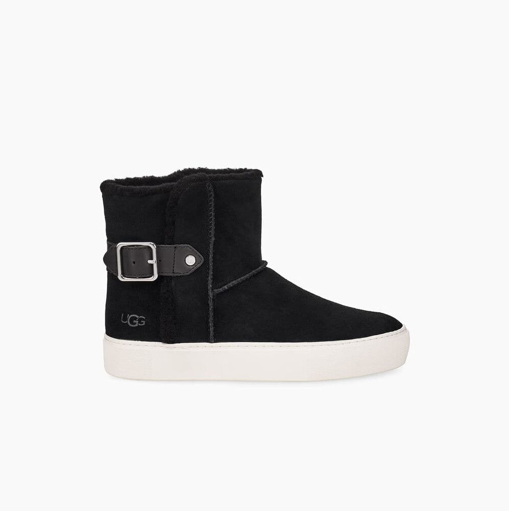 UGG Aika Platåstövlar Dam Svarta | XGBGBCUL