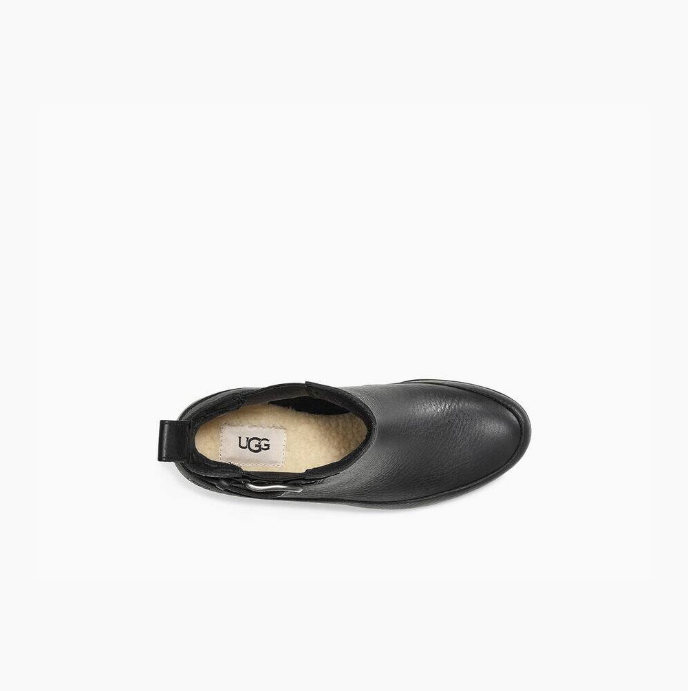 UGG Arleta Heels Ankelboots Dam Svarta | PMLO6VPI