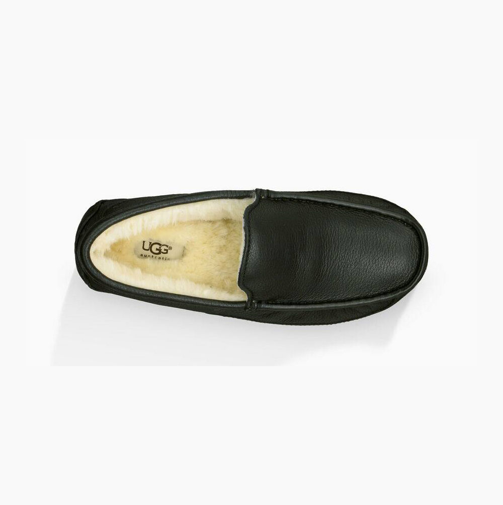 UGG Ascot Loafers Herr Svarta | SOPXZCOW