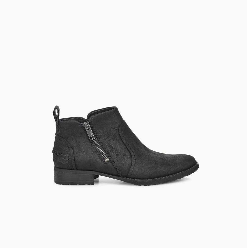 UGG Aureo II Ankelboots Dam Svarta | 64N75DNB