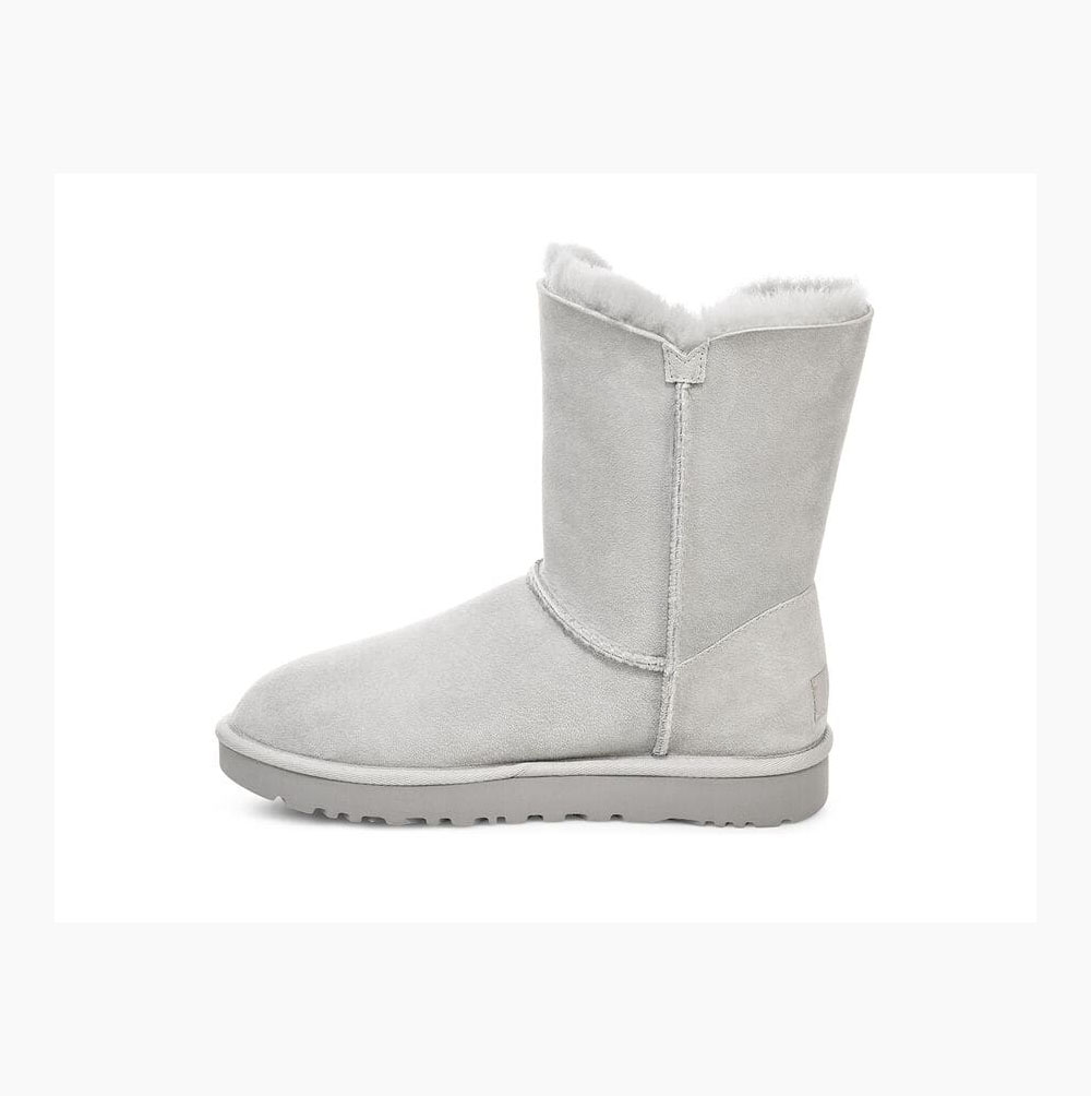 UGG Azalea Charm Button Button Boots Dam Grå Lila | J3A9DRNA