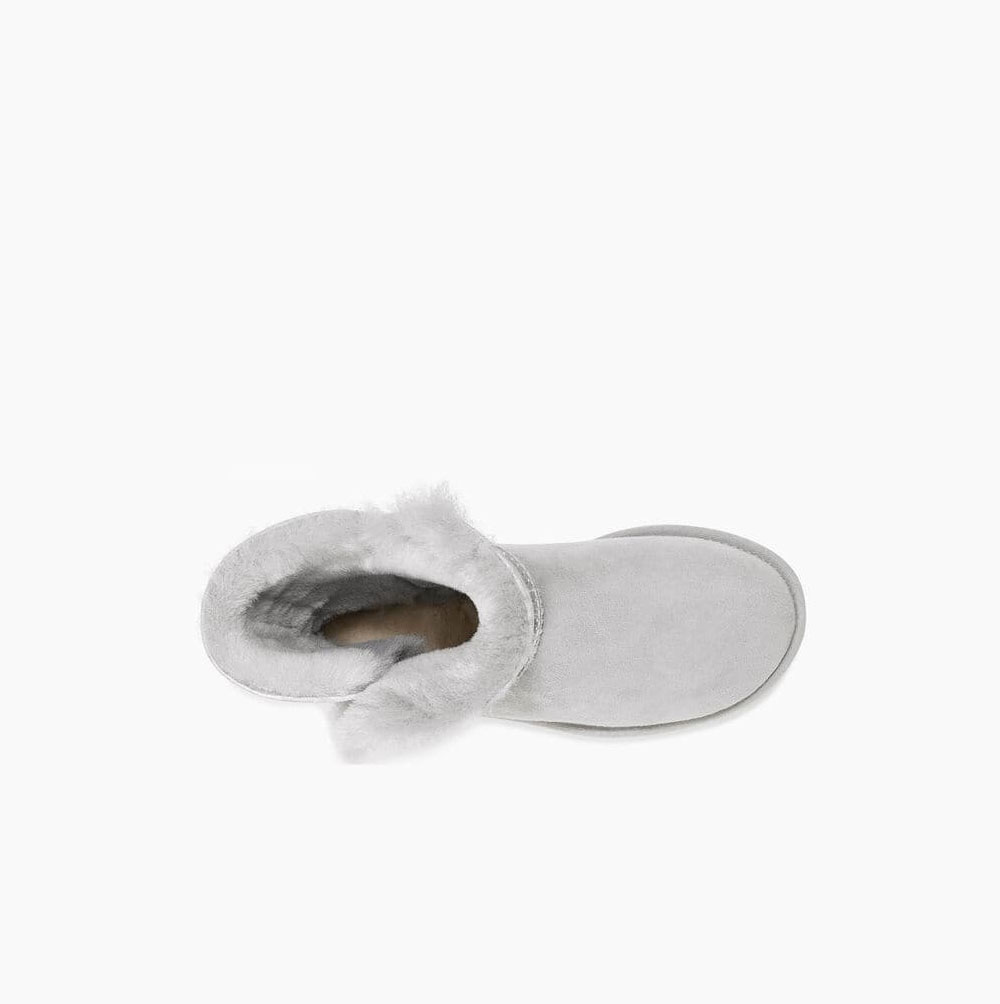 UGG Azalea Charm Button Button Boots Dam Grå Lila | J3A9DRNA