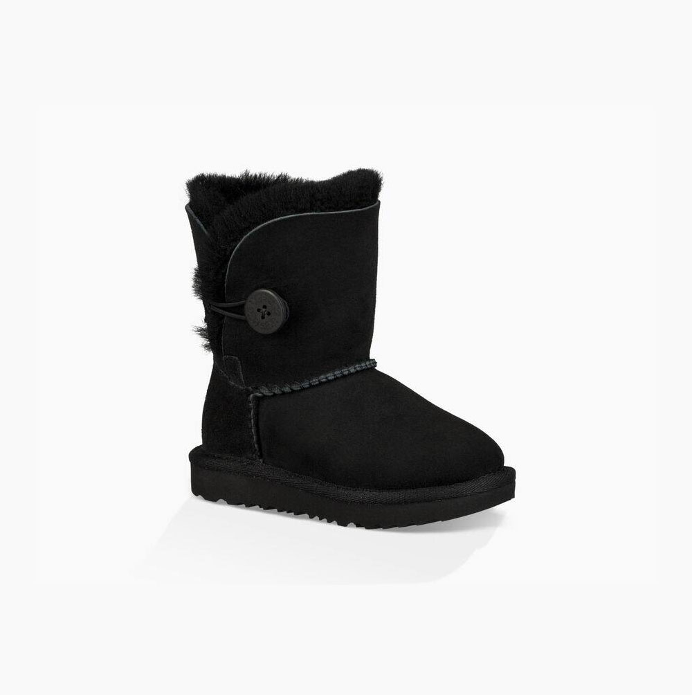 UGG Bailey Button II Button Boots Barn Svarta | RERCZCSU