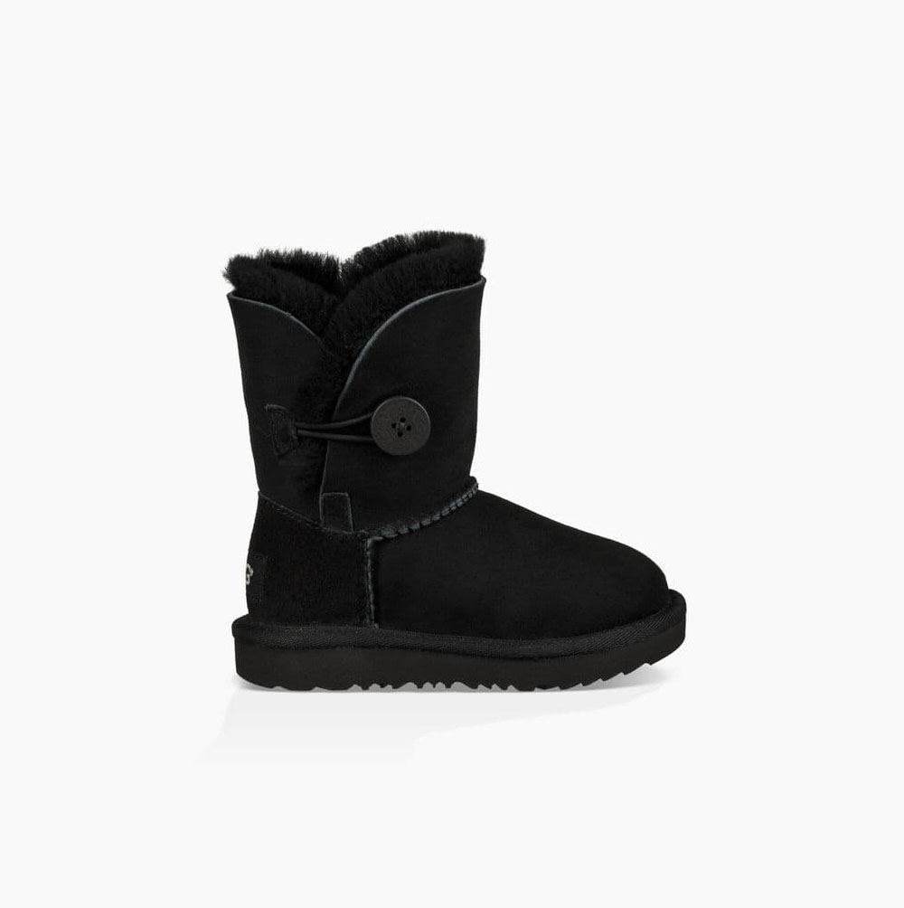 UGG Bailey Button II Button Boots Barn Svarta | RERCZCSU