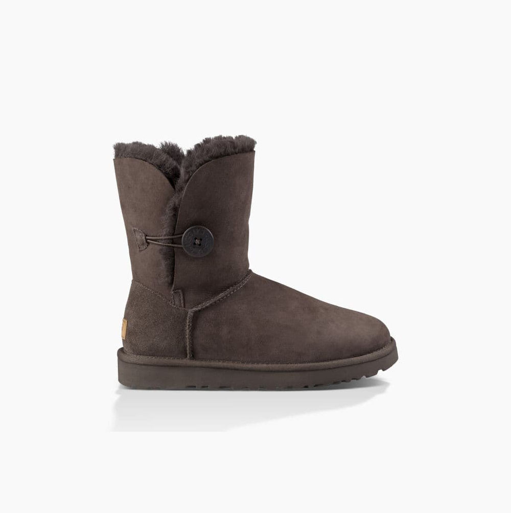 UGG Bailey Button II Button Boots Dam Choklad | 12T7UK0G