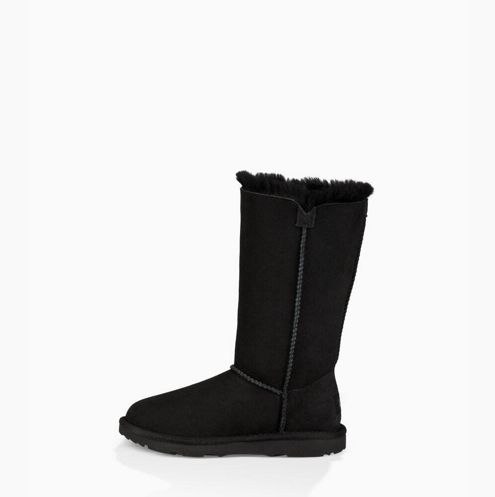 UGG Bailey Button II Triplet Button Boots Barn Svarta | ERRQ74WH