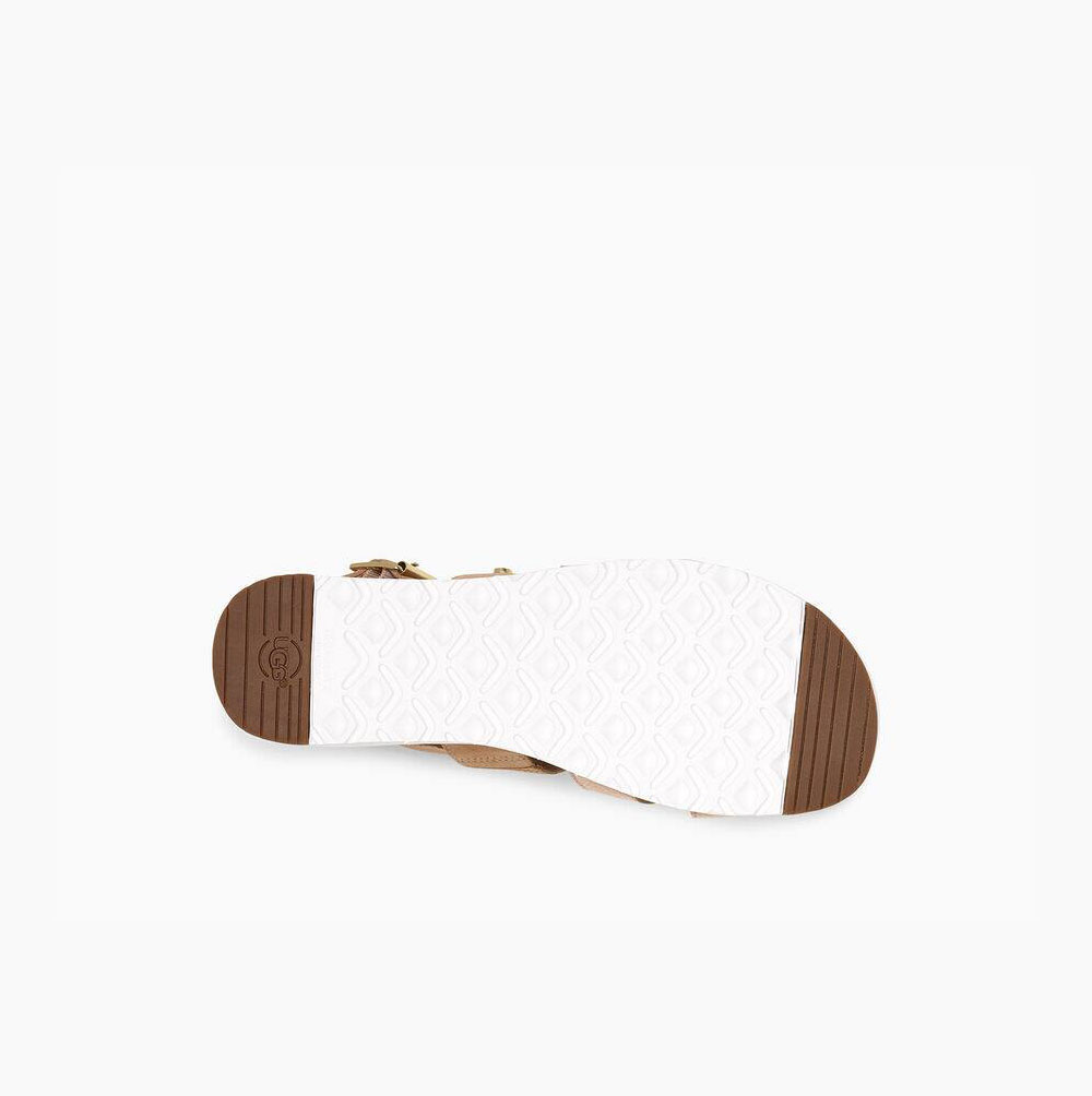 UGG Braelynn Metallic Platå Sandaler Dam Rosa Guld | 9EM18C4E