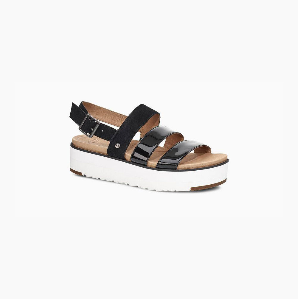 UGG Braelynn Platå Sandaler Dam Svarta | 1HL9H40V