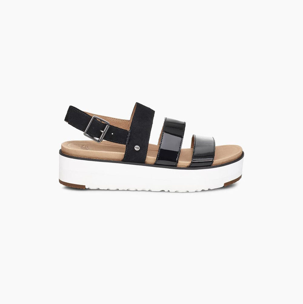 UGG Braelynn Platå Sandaler Dam Svarta | 1HL9H40V