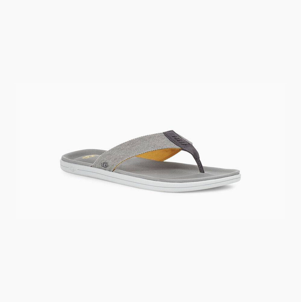 UGG Brookside Flip Canvas Flip Flop Herr Ljusblå | KNHGZT5R