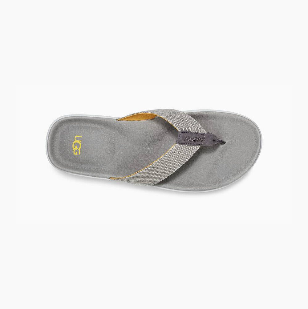 UGG Brookside Flip Canvas Flip Flop Herr Ljusblå | KNHGZT5R