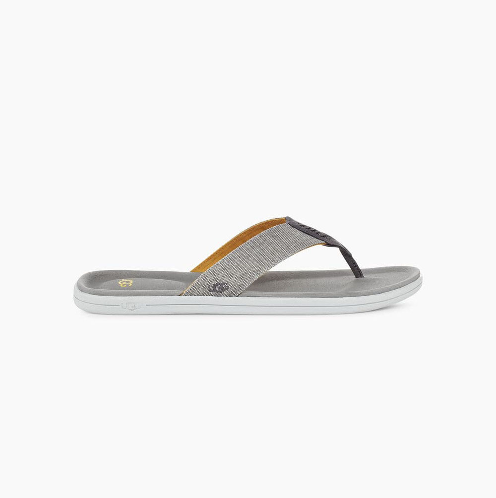UGG Brookside Flip Canvas Flip Flop Herr Ljusblå | KNHGZT5R