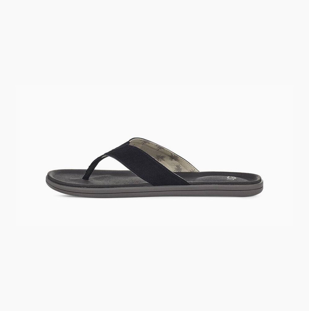 UGG Brookside Flip Flip Flop Herr Svarta | 0QT7O9AU