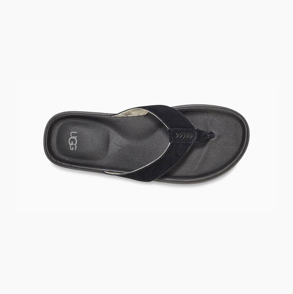 UGG Brookside Flip Flip Flop Herr Svarta | 0QT7O9AU