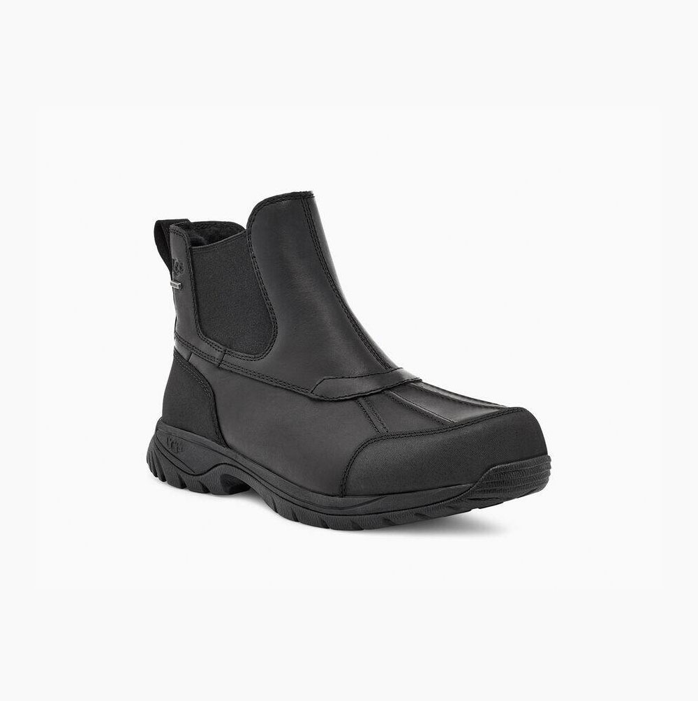 UGG Butte Chelsea Chelsea Boots Herr Svarta | X6YEZHSU