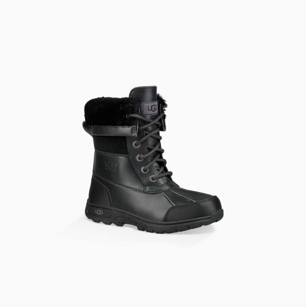 UGG Butte II CWR Vinterkängor Barn Svarta | SE85H9OT