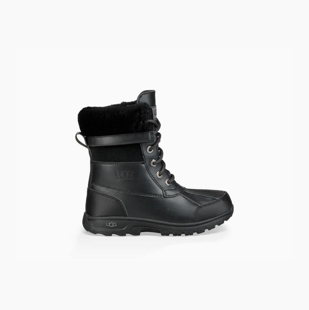 UGG Butte II CWR Vinterkängor Barn Svarta | SE85H9OT