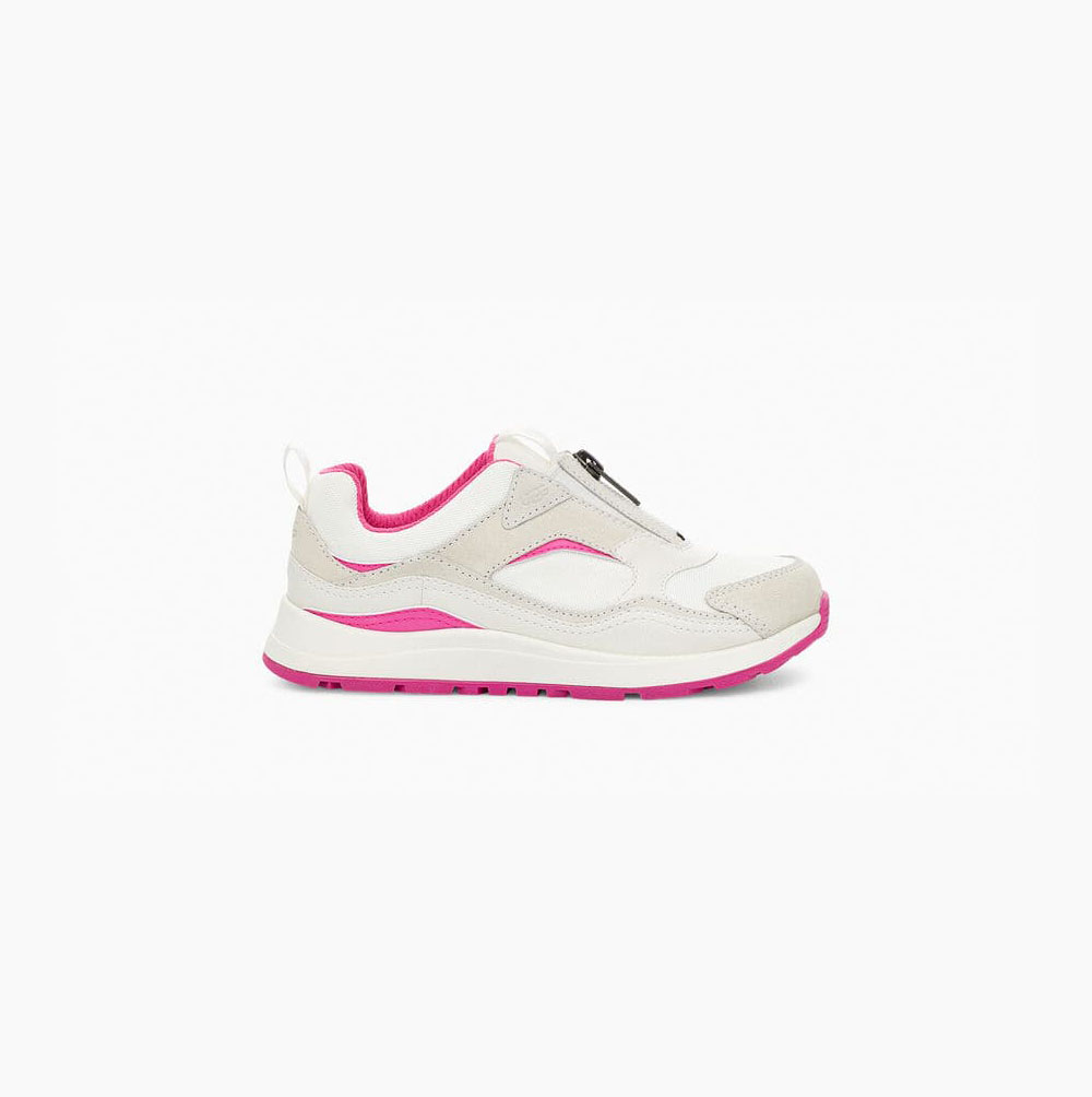 UGG CA805 Platform Skor Barn Vita Rosa | C2ME9GJD