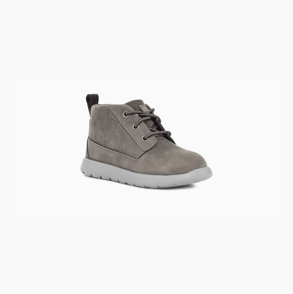 UGG Canoe Sneakers Barn Mörkgrå | PLC37JA7