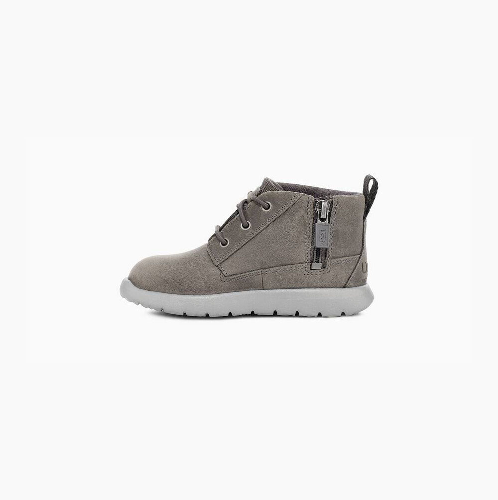 UGG Canoe Sneakers Barn Mörkgrå | PLC37JA7