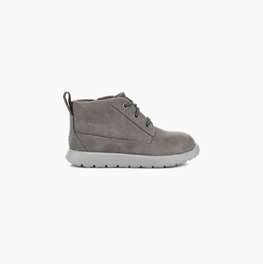 UGG Canoe Sneakers Barn Mörkgrå | PLC37JA7