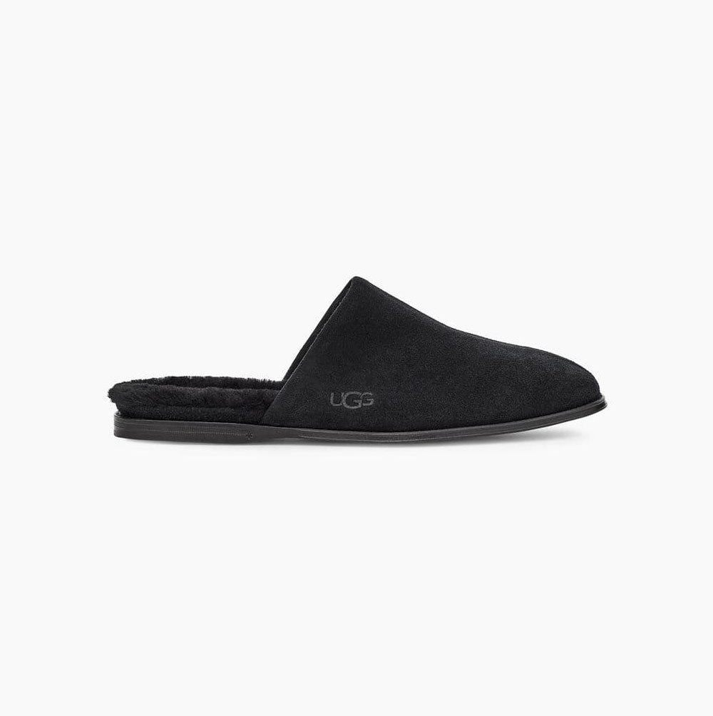 UGG Chateau Slip-On Tofflor Herr Svarta | 7H4LS3OB