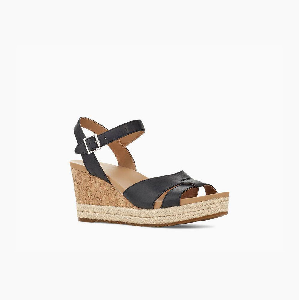 UGG Cloverdale Kilklack Sandaler Dam Svarta | VVRBNGJZ