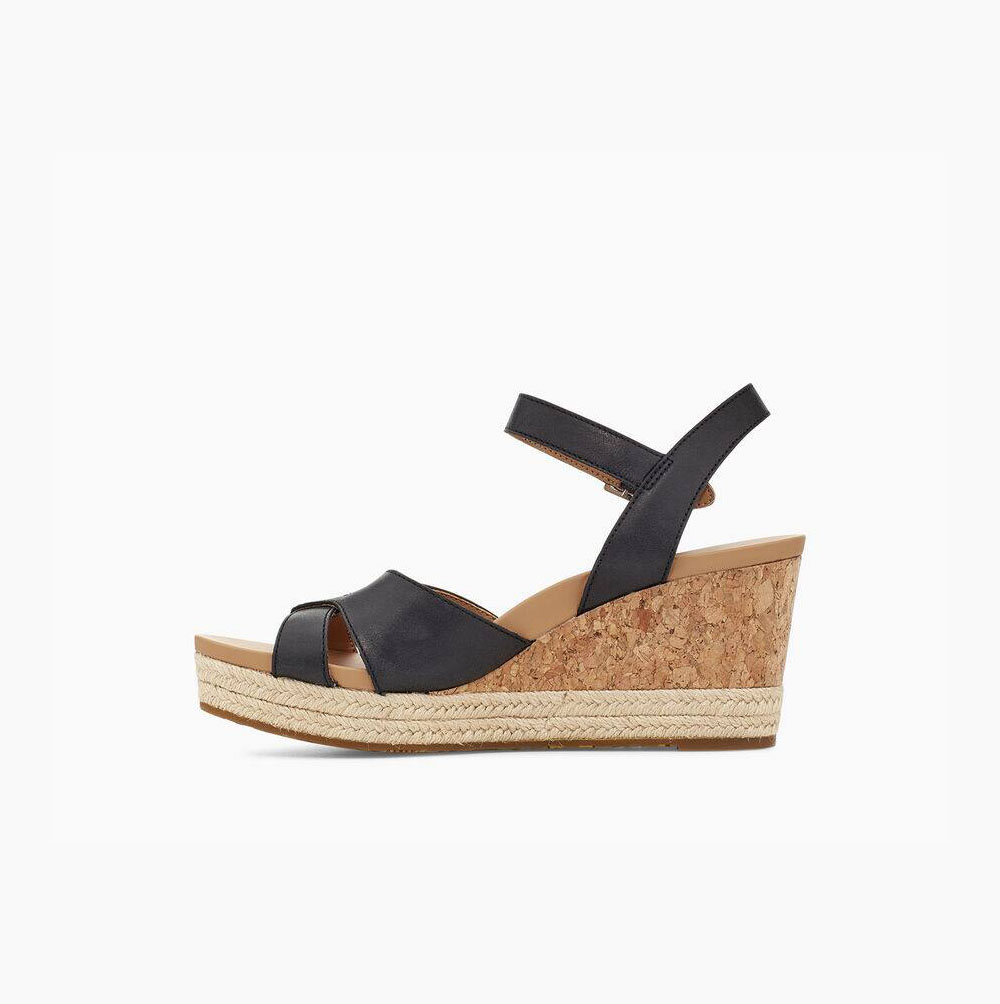 UGG Cloverdale Kilklack Sandaler Dam Svarta | VVRBNGJZ