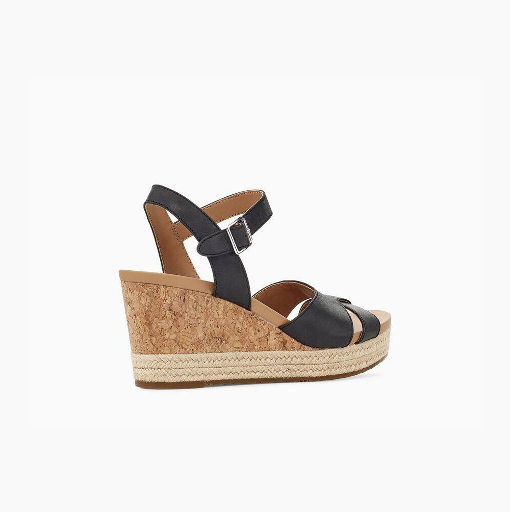 UGG Cloverdale Kilklack Sandaler Dam Svarta | VVRBNGJZ