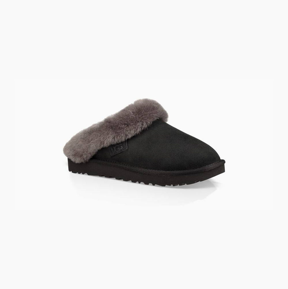 UGG Cluggette Tofflor Dam Svarta | X4WL8P71