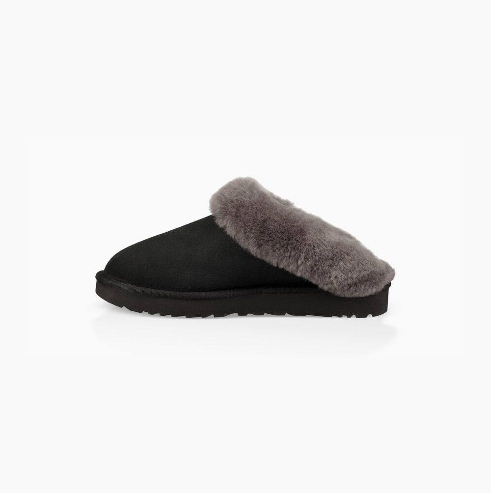 UGG Cluggette Tofflor Dam Svarta | X4WL8P71