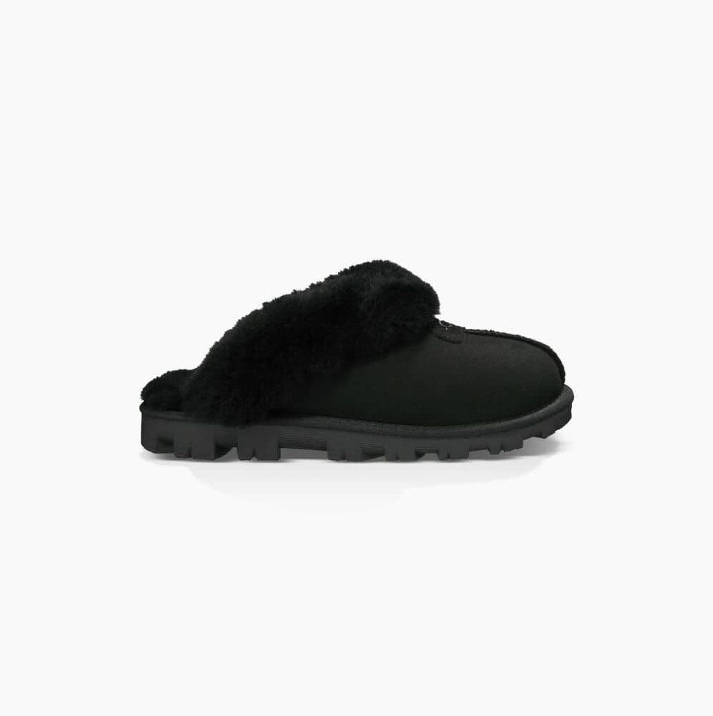 UGG Coquette Tofflor Dam Svarta | 2OO8H5TO