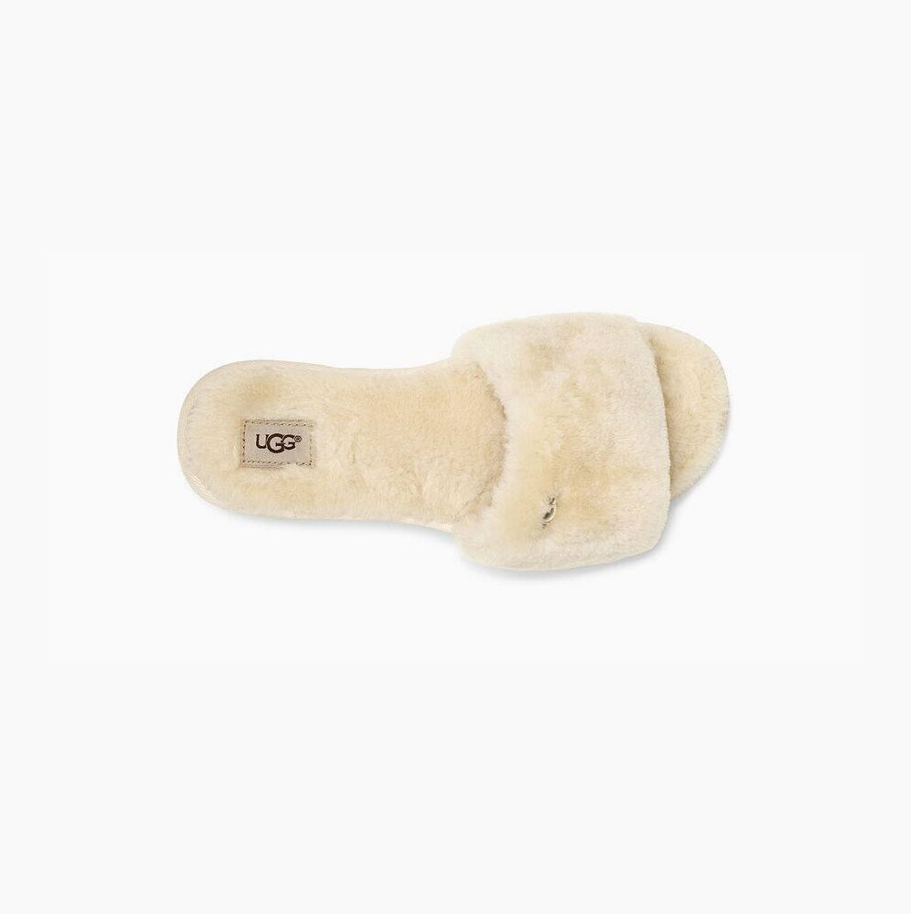 UGG Cozette Badtofflor Tofflor Dam Beige | R2WOBZPD