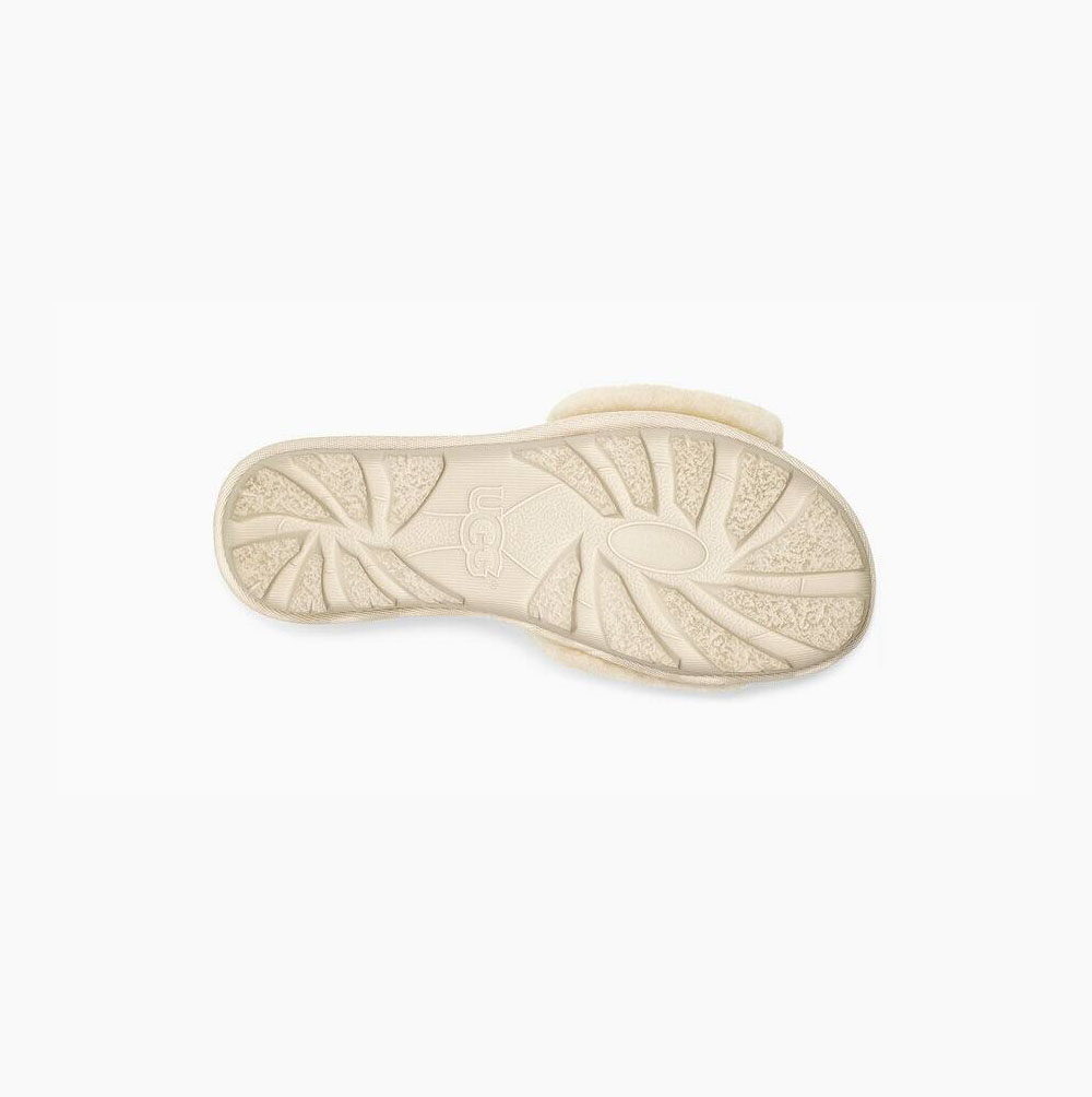 UGG Cozette Badtofflor Tofflor Dam Beige | R2WOBZPD