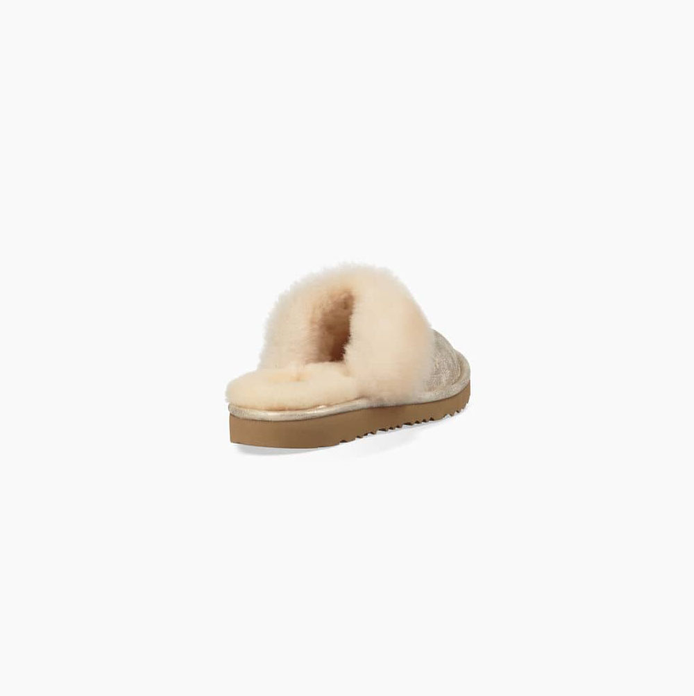 UGG Cozy II Metallic Tofflor Barn Guld | DQVM75PT
