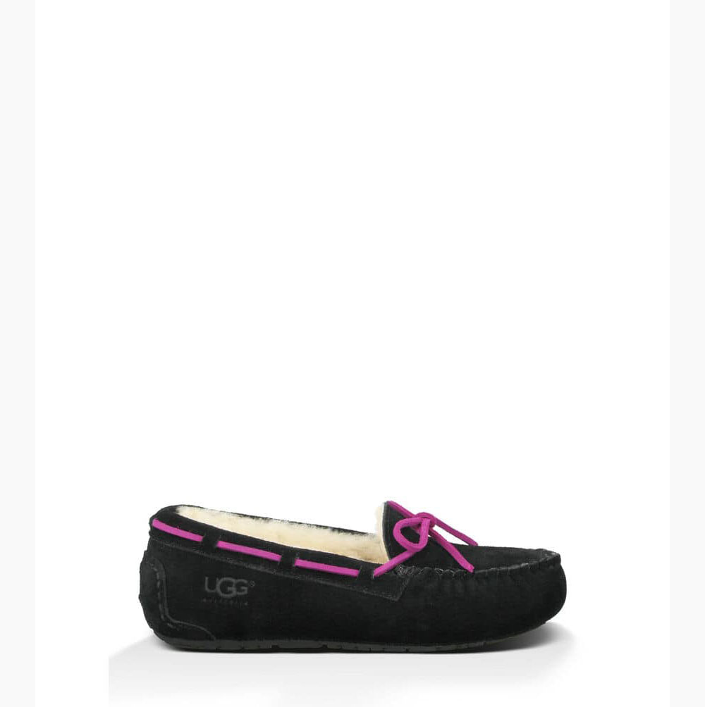 UGG Dakota Loafers Barn Svarta | EC0BSPV1