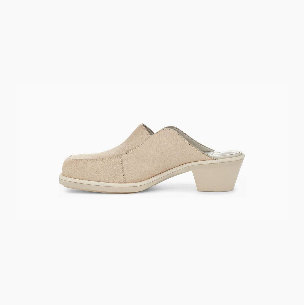 UGG Eckhaus Latta Block Cowboy Mule Mules Skor Dam Grå | DOB3ZG8A