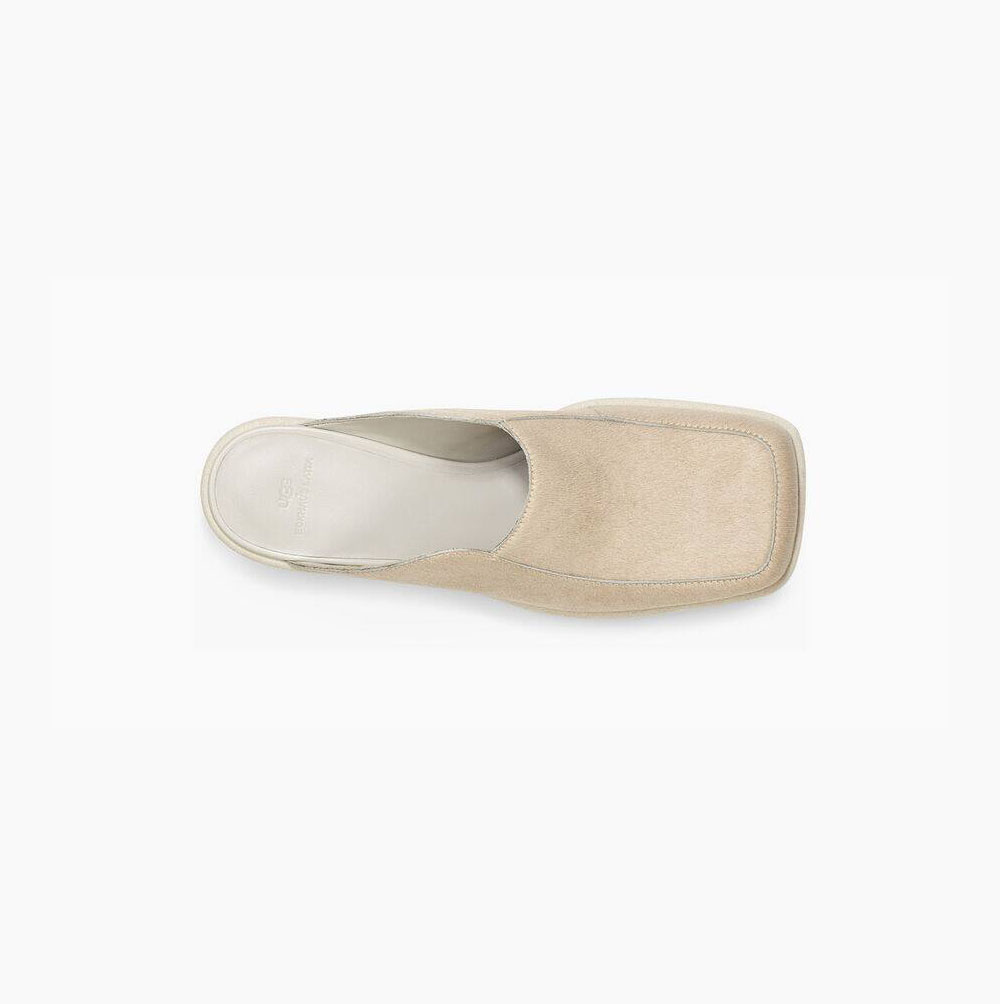UGG Eckhaus Latta Block Cowboy Mule Mules Skor Dam Grå | DOB3ZG8A