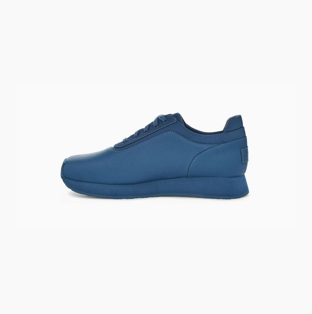 UGG Eckhaus Latta Block Spets Sneakers Dam Blå | HWMBSEAE