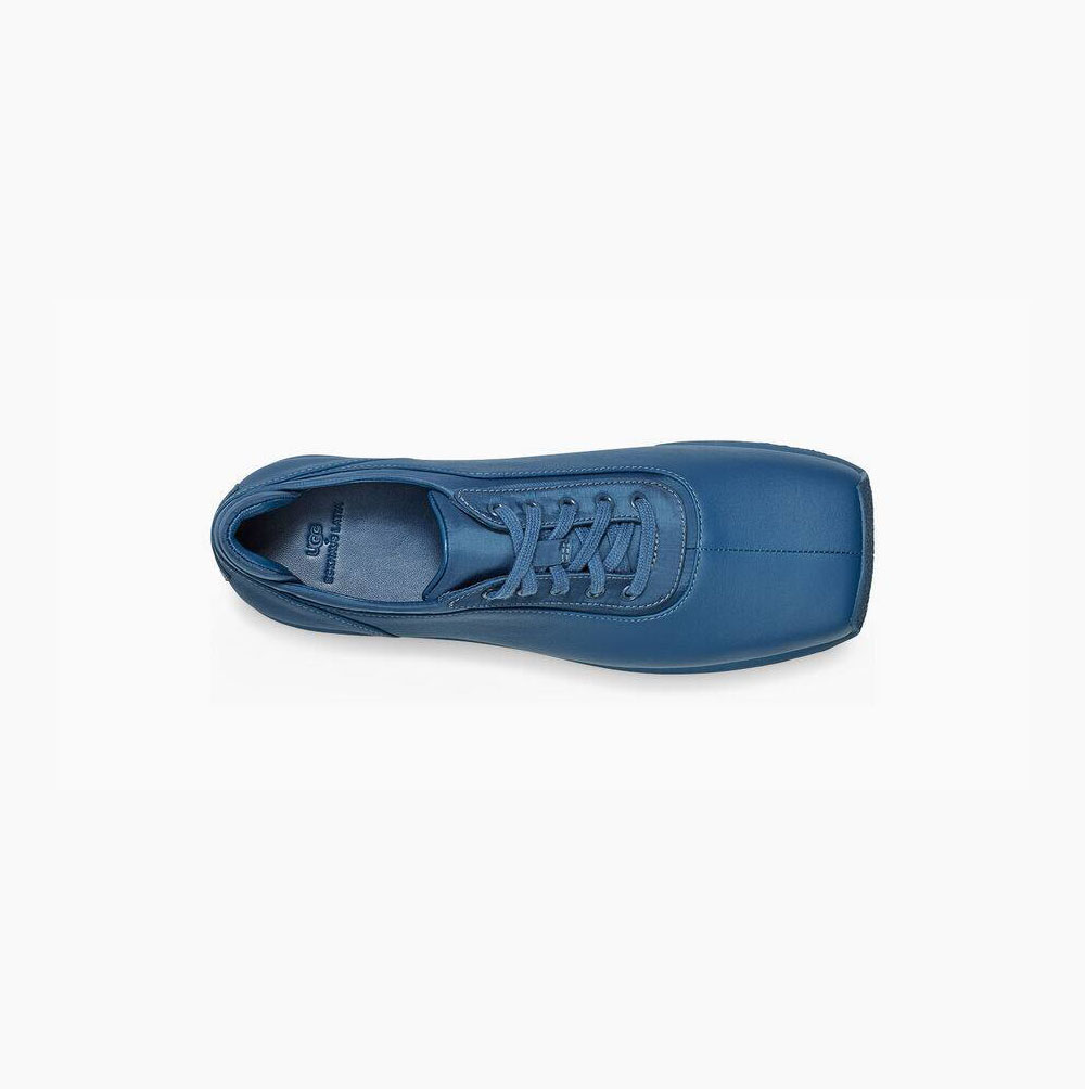 UGG Eckhaus Latta Block Spets Sneakers Dam Blå | HWMBSEAE