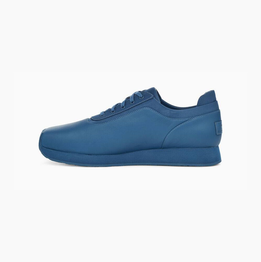 UGG Eckhaus Latta Block Spets Sneakers Herr Blå | CBU13FYB