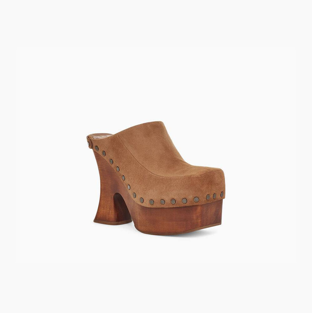UGG Eckhaus Latta Boogie Platform Mules Skor Dam Bruna | YJHPU3CV
