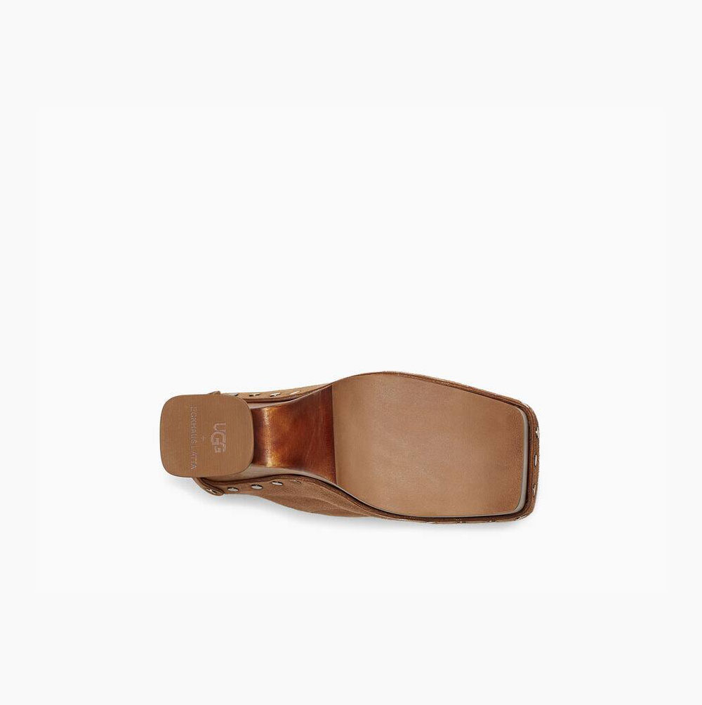 UGG Eckhaus Latta Boogie Platform Mules Skor Dam Bruna | YJHPU3CV
