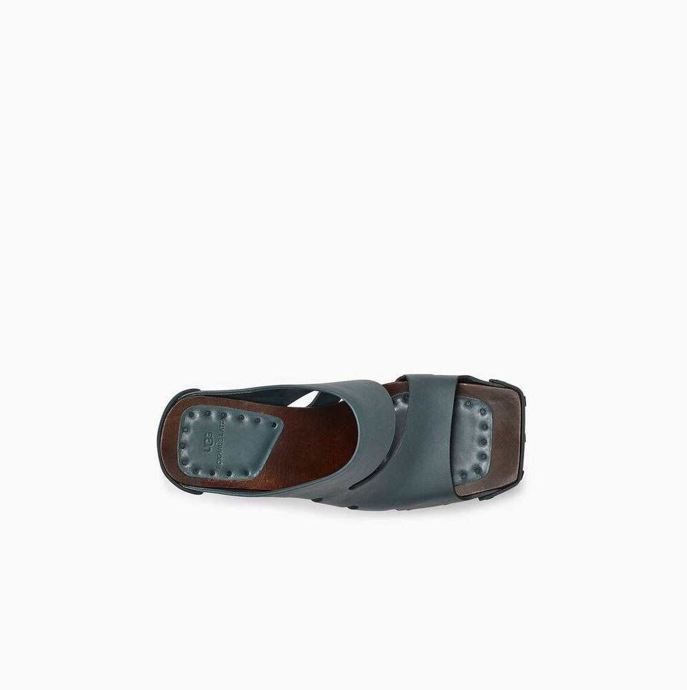 UGG Eckhaus Latta Squid Heeled Sandals Dam Grå Bruna | XUN7IGX9