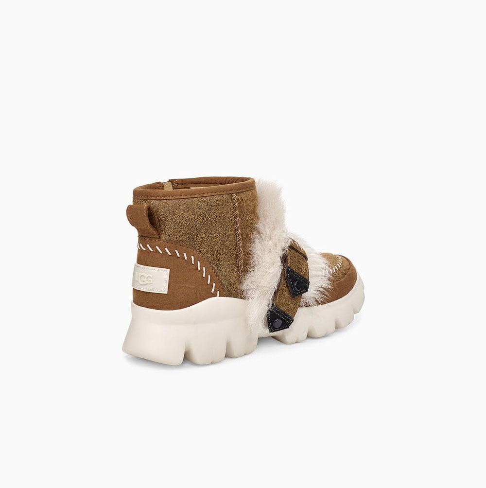 UGG Fluff Punk Ankelboots Dam Bruna | 3NH7E49A