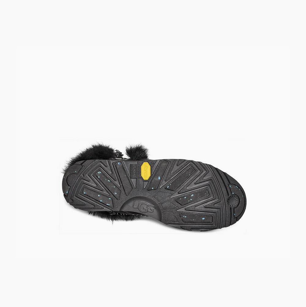 UGG Fluff Punk Vinterkängor Dam Svarta | OIIQ833M