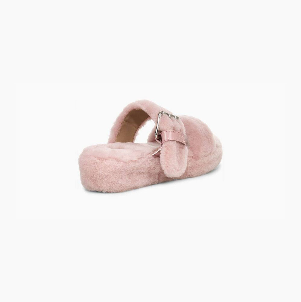 UGG Fuzz Yeah Plattformstofflor Dam Rosa | ANRHLVGD