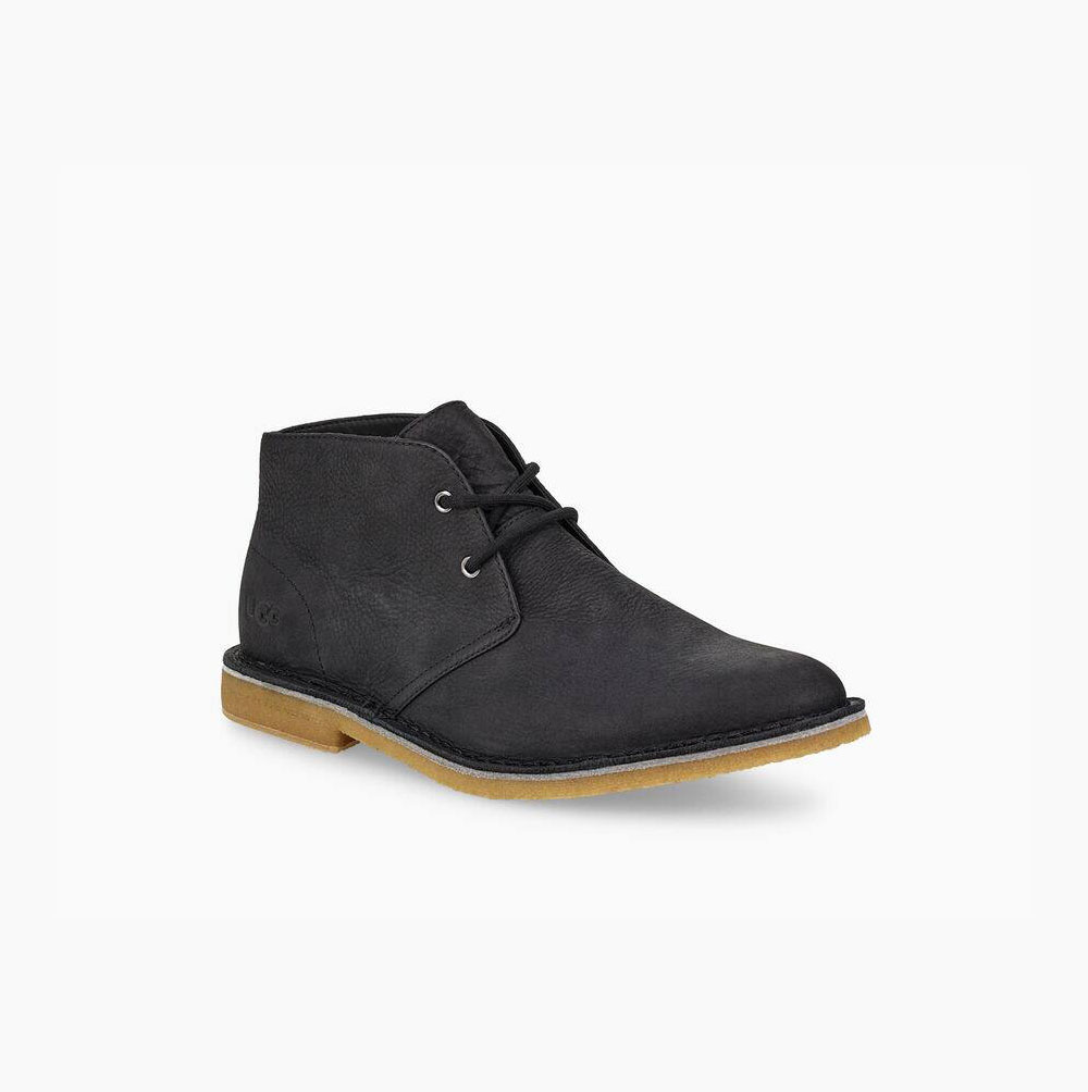 UGG Groveland Chukka Ökenboots Herr Svarta | WEXW8509