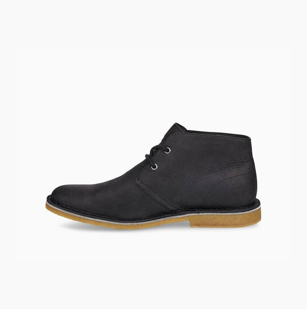 UGG Groveland Chukka Ökenboots Herr Svarta | WEXW8509